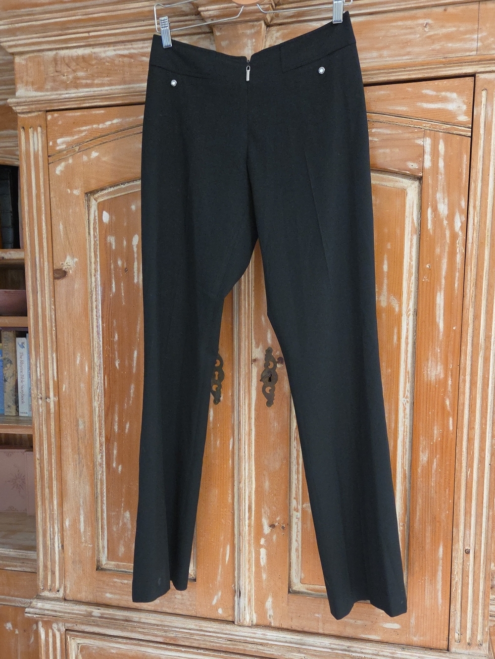 Cache Black Womens Dress Pants Size 4 - Tailored Straight Leg